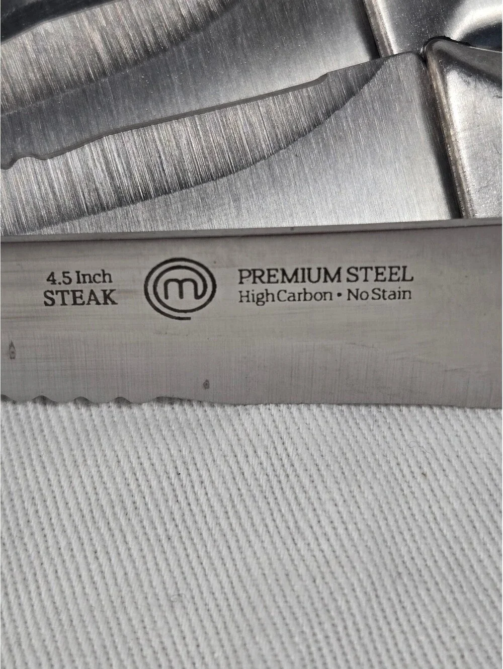 MasterChef Steak Knives Set of 5 All Stainless Steel 4.5